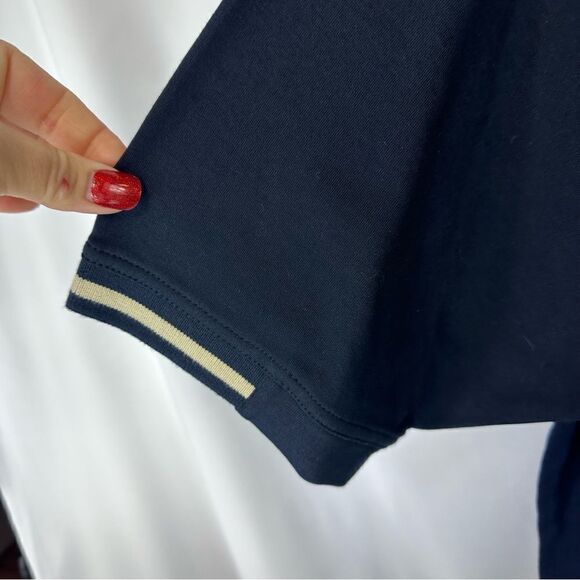 Cutter And Buck, M Mens short sleeve shirt, Navy Blue, Cessna Citation - Picture 3 of 10